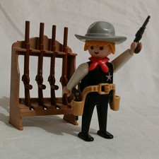 Playmobil 3381 - Sheriff mit Gewehrschrank & 4 Gewehre, Western, Cowboy