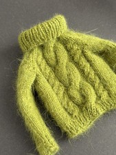 Blythe Angora Pullover Oliven