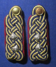 Eisenbahn-DDR / Schulterstücke Reichsbahn-Ober-Rat  Deutsche Reichsbahn B+V