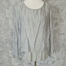 Italy Chiffon Tunika Bluse Gr