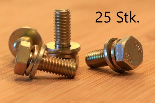 25stk kombischrauben m6x16 - kombischrauben,