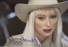 Tilda Swinton signiert Hollywood Oscar Großfoto Unterschrift Autogramm signed (3
