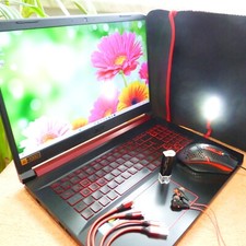 XXL SET Acer AN517 NITRO 17 Zoll FULLHD GAMING l SSD Windows 11 I i5 9Gen