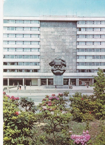 Ansichtskarte karl marx - ansichtskarte, karl-marx-stadt