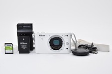 NIKON 1 J1 10.1MP Spiegellose Digitalkamera Weiß Gehäuse aus Japan #C465