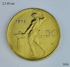 50 italienische Lire Münze