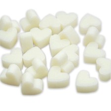 Florex Schafmilchseife mini mini Herz 50 Stück SCHNEEROSE - WEIß Seife Gastgesch