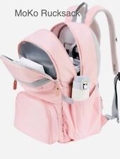 MoKo Rucksack Damen Sportrucksack Backpack mit Schuhfach Tagesrucksack Rosa