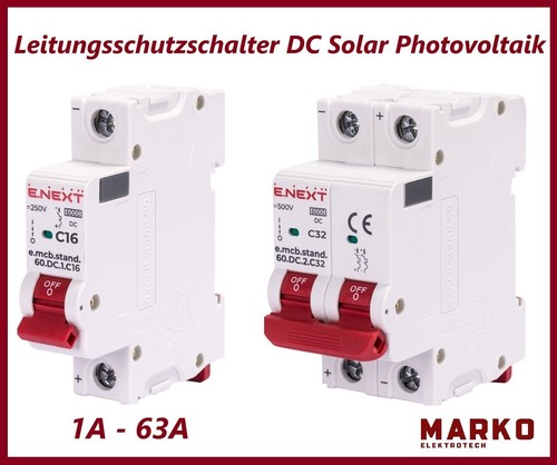 Leitungsschutzschalter - , dc