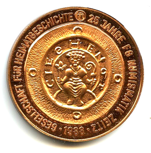 Kupfermedaille brakteat - –,