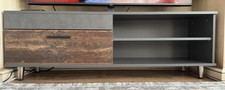Wohnwand Anbauwand Schrankwand 3-Teilig Wohnzimmerwand TV-Schrank Set Holzfarbig