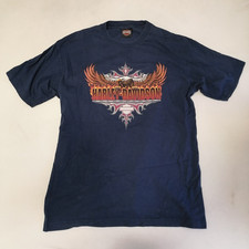 Vintage Harley Davidson Motor Cycles ORLANDO FLORIDA T-Shirt Biker Shirt Eagle 