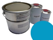 7 Liter Set 2K Autolack DDR Olympiablau kein Klarlack IFA Barkas B1000 Farbe !