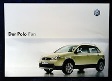 VW Polo 9N Prospekt, 9.2003,   der Polo Fun