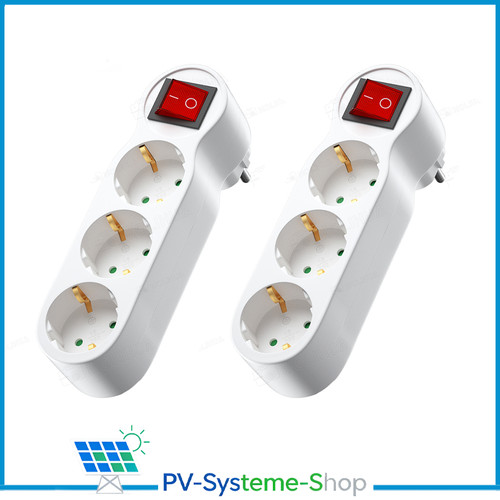 Steckdose fach - 2x,