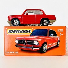 Matchbox Series 1-100 #FYP28 1:63 - 1969 BMW 2002 rot - OVP - runde Heckleuchten