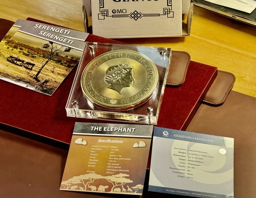 1kg elefant 2021 ghana - elefant, gold