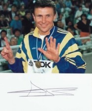 Sergej Bubka: Olympiasieger+Weltmeister Stabhochsprung Leichtathletik UKR