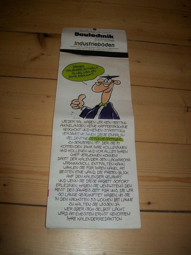 Kalender mit sprüchen witzen - mit, sprüchen/witzen