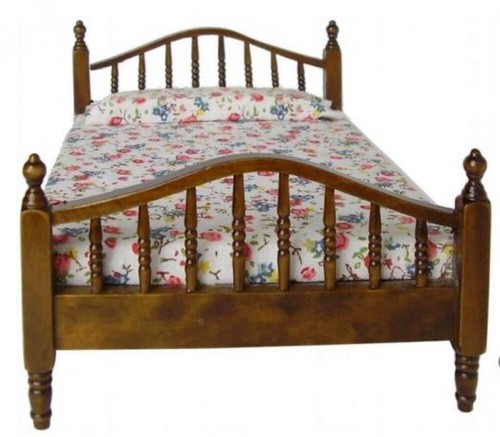Puppenstube miniatur bett - puppenstube,