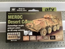 ✅AFV Vallejo 71212 MERDC Desert Colors / Airbrush Colors (FD07-8C0/3)