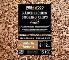 PINI 15 Kg Räucherchips Buche