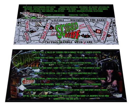 Bally scared stiff - scared, pinball
