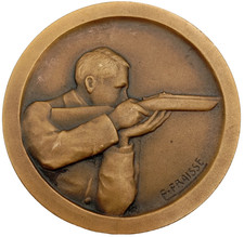 L19/11/25 (REF30422) Medaille Jagdwettbewerb PRIX DE TIR FRANZÖSISCHE MEDAILLE