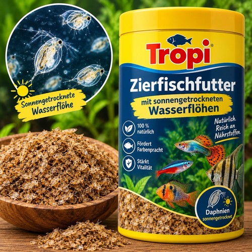 Wasserflöhe daphnien 1000ml - wasserflöhe,
