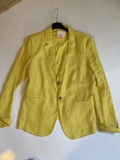 Leinenblazer Blazer Gelb Gr