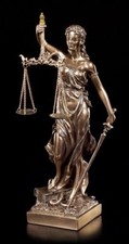 Justitia figur mit waage und - justitia,