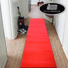 Modernen Läufer SKETCH Rot