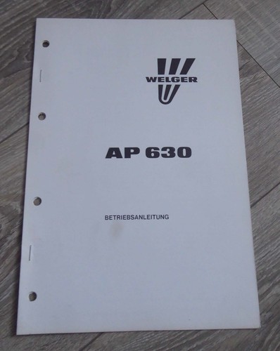 Welger hochdruckpresse ap630 - hochdruckpresse,