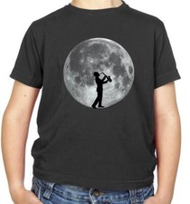 Saxophonspieler Mond Kinder