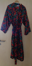 Piankusol Morgenmantel 100% Seide Gr. L Gr.46 im Kimono Style ungetragen