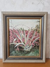 Kleines Ölgemälde Pflanzen