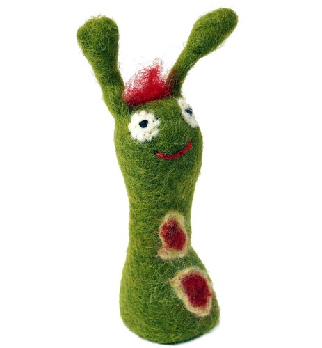 Handgemachte fingerpuppe aus - handgemachte,