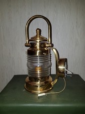Maritime Messing-Wandlampe