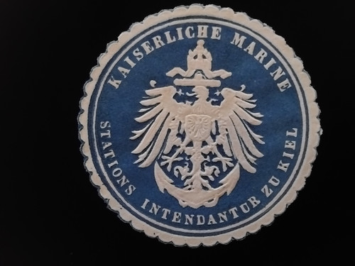 Siegelmarke kaiserliche marine - siegelmarke,