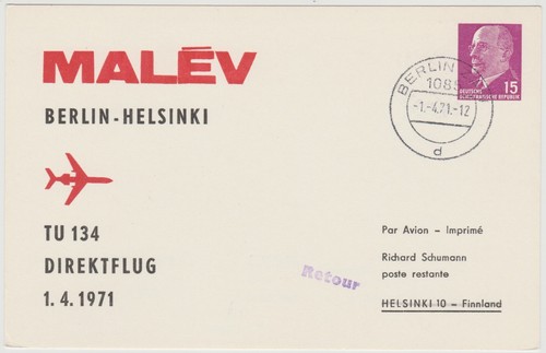 Privatpostkarte 3 bzw - privatpostkarte, pp
