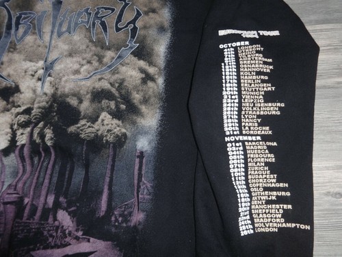 Obituary crew neck sweatshirt - obituary,