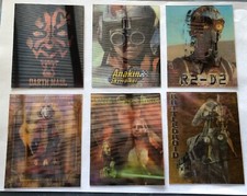 Star Wars Ep1 3D Lenticular Trading Card Set UK Exclusive Superb!