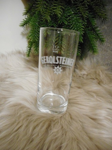 Glas gerolsteiner - glas, ★gerolsteiner