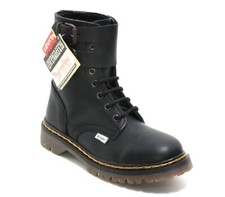 231 Damenstiefel Stiefelette Schnürschuhe Schnalle Boots Leder Levis 36