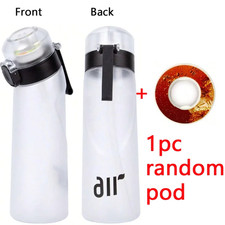 Air Water Bottle with 1 Flavor Drinking Bottle with Straw, Leak-Proof