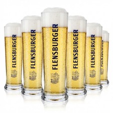 6x Flensburger Bier Glas 0,5l
