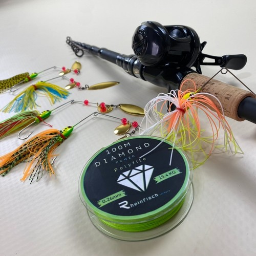 Baitcaster set teleskoprute - baitcaster,
