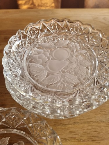5er set vintage kristallglas - 5er,