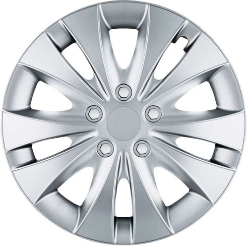 Zoll radkappen silber - 16,