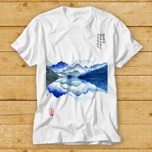 Berge japanisches aquarell - japanisches,